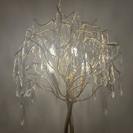 Lampe de table en cristal 5xG9/40W/230V doré