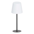 Lampe de table extérieure tactile dimmable LED RGBW LUCIA LED/2W/5V 1800/2700/6500K 3600 mAh IP44 noire