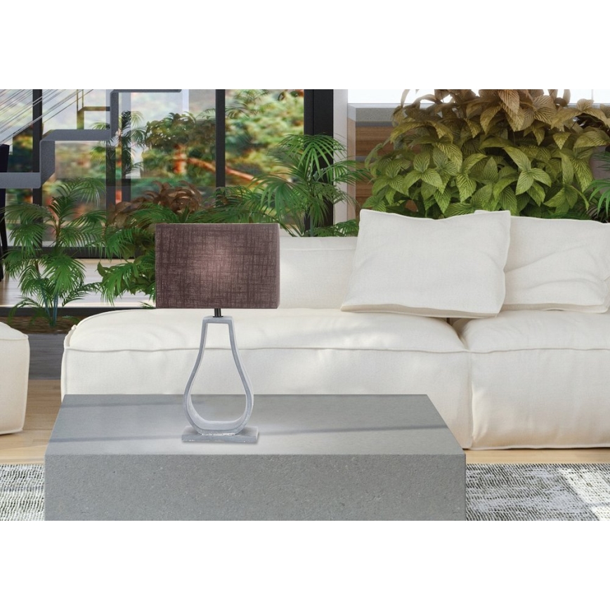 Lampe de table FEMO 1xE14/40W/230V gris/marron