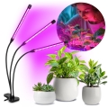 Lampe de table flexible à intensité variable avec pince pour la culture de plantes VITARO 3xLED/10W/230V noir