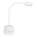 Lampe de table flexible à intensité variable et rechargeable LUSIA LED/5W/5V 3000/4000K 1200 mAh blanc