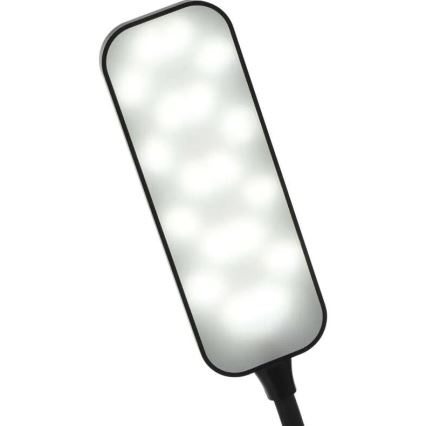 Lampe de table flexible à intensité variable LED/12W/230V 3000K/4000K/6500K noir