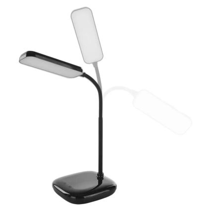 Lampe de table flexible à intensité variable LED/12W/230V 3000K/4000K/6500K noir