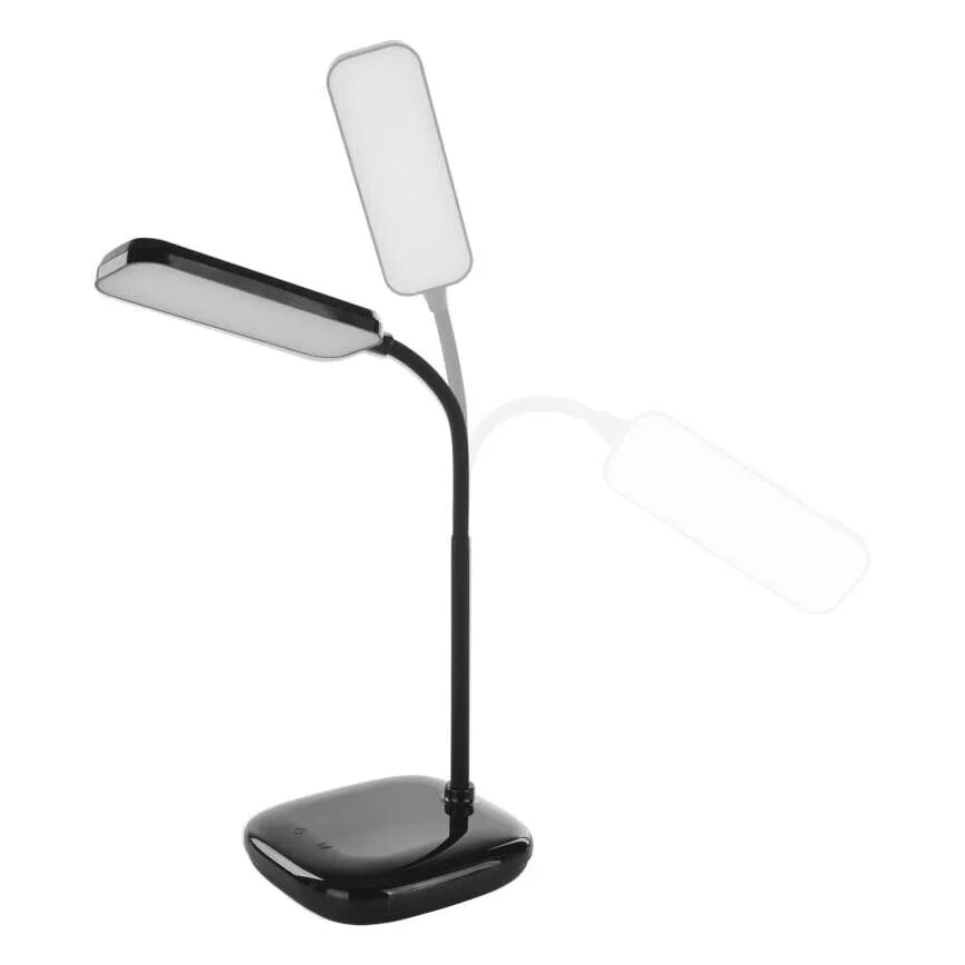Lampe de table flexible à intensité variable LED/12W/230V 3000K/4000K/6500K noir