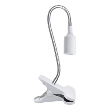 Lampe de table flexible avec pince CLIP 1xE27/30W/230V blanc