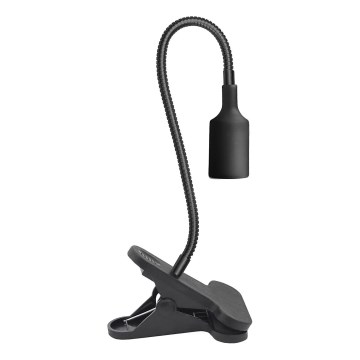 Lampe de table flexible avec pince CLIP 1xE27/30W/230V noir