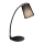 Lampe de table GALLANT 1xE27/11W/230V noir/marron