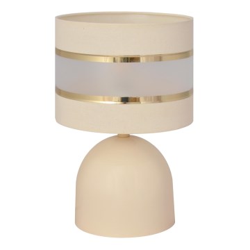 Lampe de table HELEN 1xE27/15W/230V crème/doré
