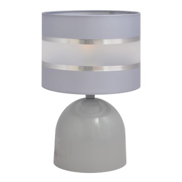 Lampe de table HELEN 1xE27/15W/230V gris/argent
