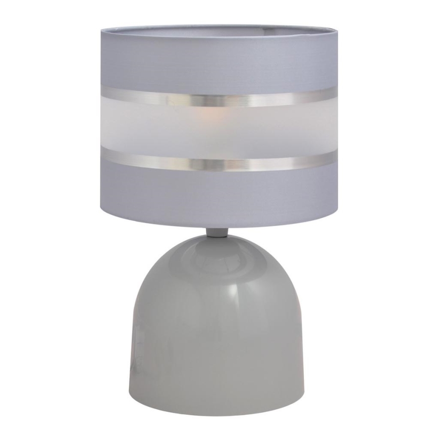 Lampe de table HELEN 1xE27/15W/230V gris/argent