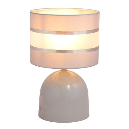 Lampe de table HELEN 1xE27/15W/230V gris/argent