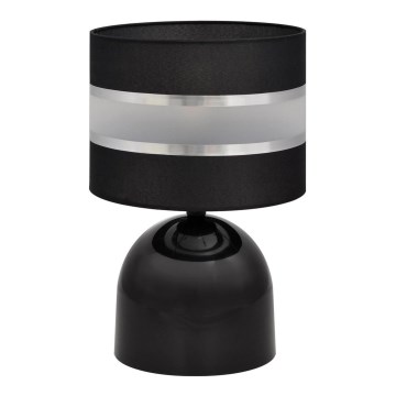 Lampe de table HELEN 1xE27/15W/230V noir/argent