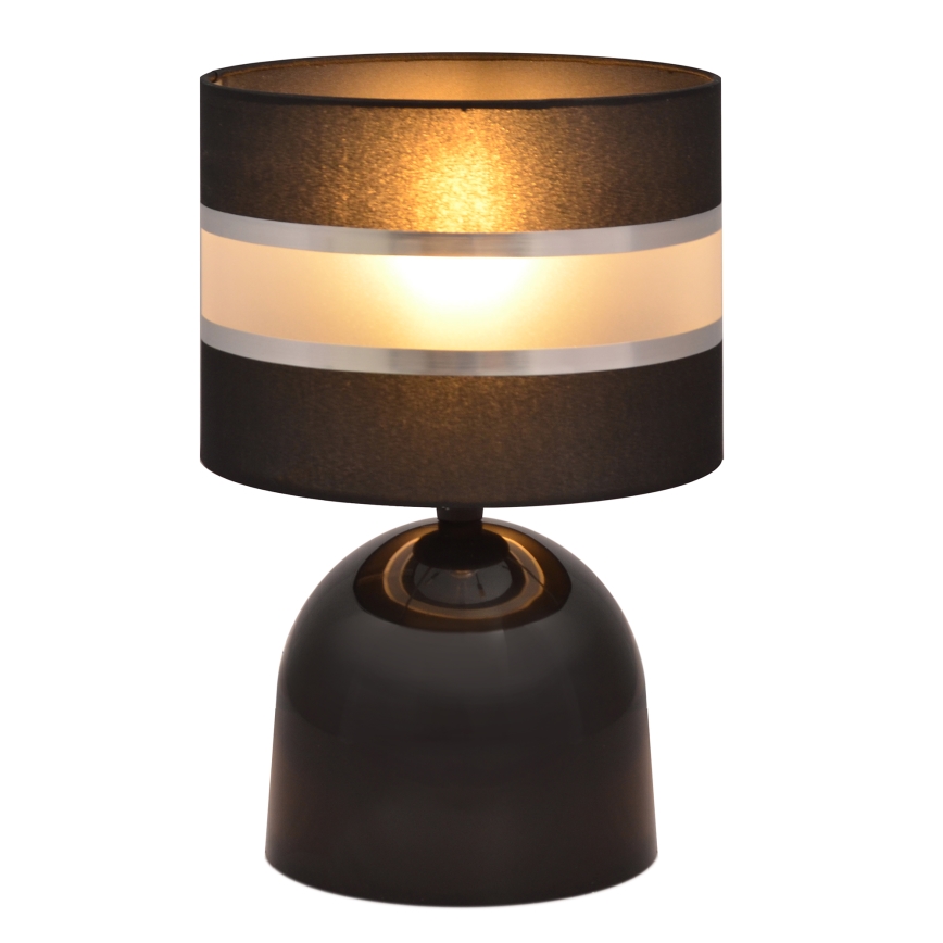 Lampe de table HELEN 1xE27/15W/230V noir/argent