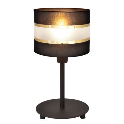 Lampe de table HELEN 1xE27/15W/230V noir/doré