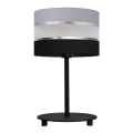 Lampe de table HELEN 1xE27/15W/230V noir/gris/argent
