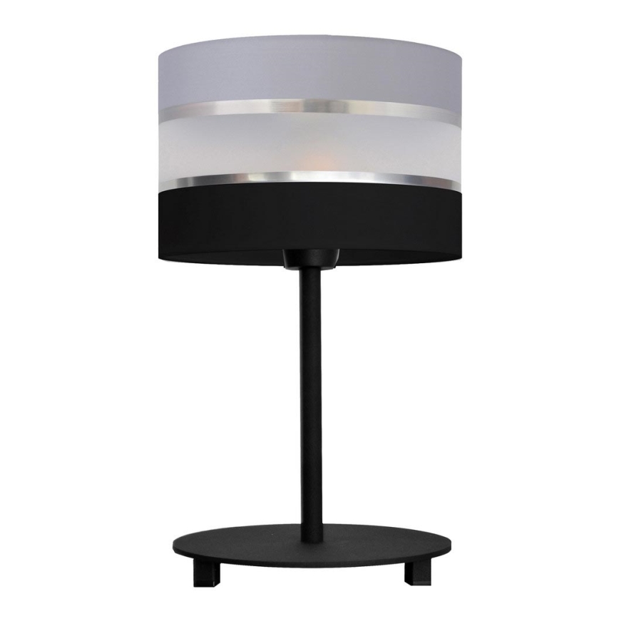 Lampe de table HELEN 1xE27/15W/230V noir/gris/argent