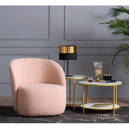 Lampe de table HILTON 1xE27/25W/230V laiton/noire