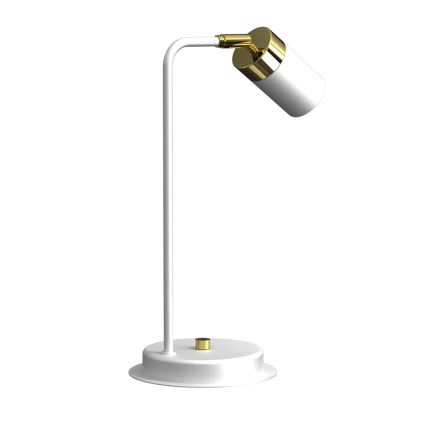 Lampe de table JOKER 1xGU10/25W/230V blanche/dorée