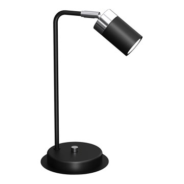 Lampe de table JOKER 1xGU10/25W/230V noir/chrome brillant