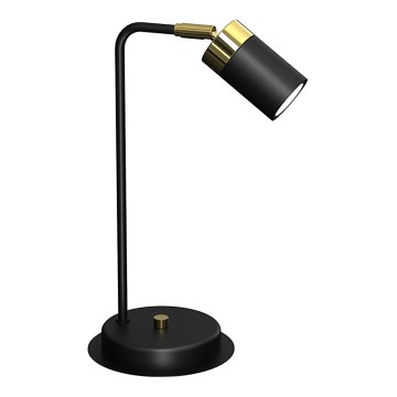 Lampe de table JOKER 1xGU10/25W/230V noire/dorée
