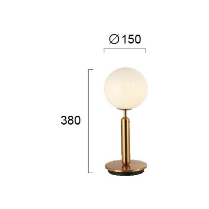 Lampe de table JOLIN 1xG9/5W/230V dorée