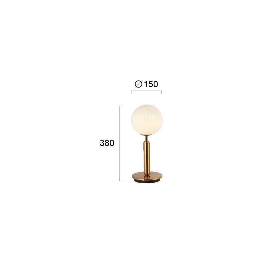 Lampe de table JOLIN 1xG9/5W/230V dorée