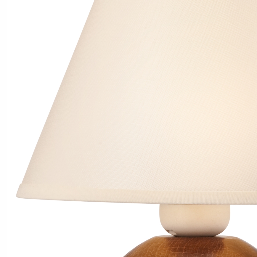 Lampe de table JUTA 1xE27/60W/230V hêtre - certifié FSC