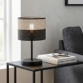 Lampe de table KARBON 1xE27/15W/230V noire/grise