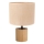 Lampe de table KRETA 1xE27/25W/230V chêne/orange chêne