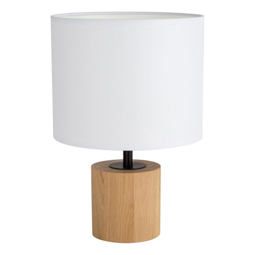 Lampe de table KRETA 1xE27/25W/230V pin/blanc