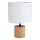Lampe de table KRETA 1xE27/25W/230V pin/blanc