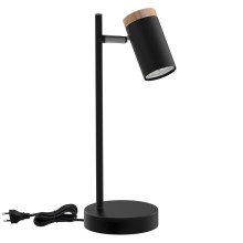 Lampe de table LAGOS 1xGU10/15W/230V noir/marron