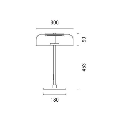 Lampe de table LED/8W/230V 3000K
