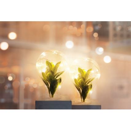 Lampe de table LED LIV LED/2xAAA gris