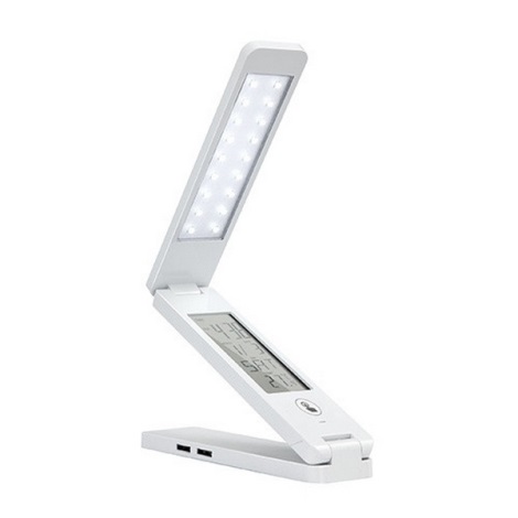 Lampe de table LED multifonction USB LED/1,5W/USB blanc 800 mA