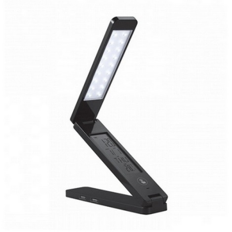 Lampe de table LED multifonction USB LED/1,5W/USB noir 800 mA
