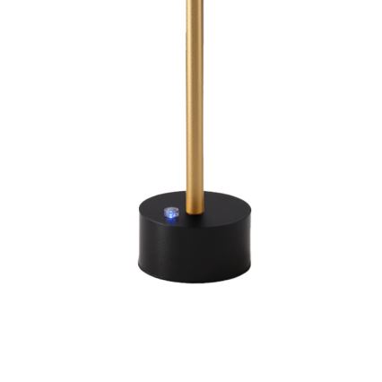 Lampe de table LED rechargeable à intensité variable SAM LED/5W/5V 3600 mAh noir/doré
