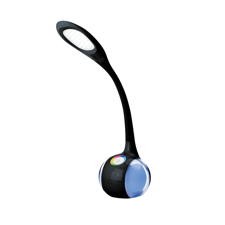 Lampe de table LED RGB à intensité variable LED/7W/230V noire