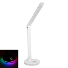 Lampe de table LED RGB rechargeable avec fonction batterie portative LED/12W/5V 2800-6000K blanc