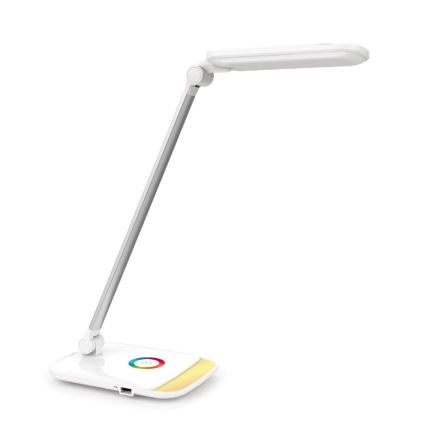 Lampe de table LED RGB tactile à intensité variable LED / 18W / 230V + USB