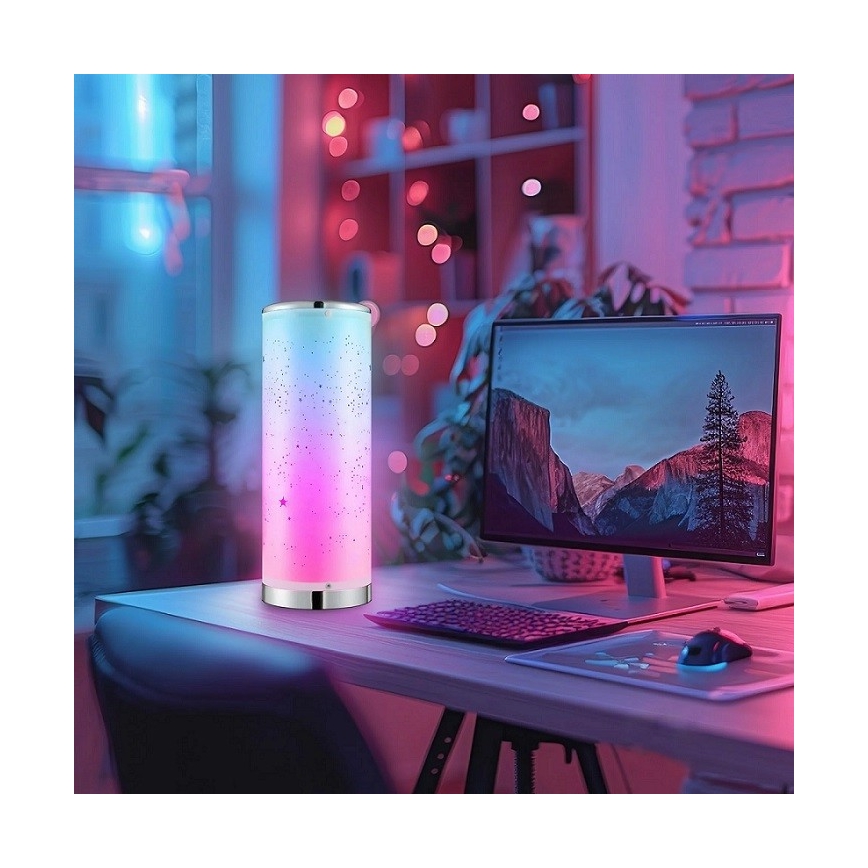 Lampe de table LED RGBW à intensité variable STELLA MINI LED/5W/5V + télécommande