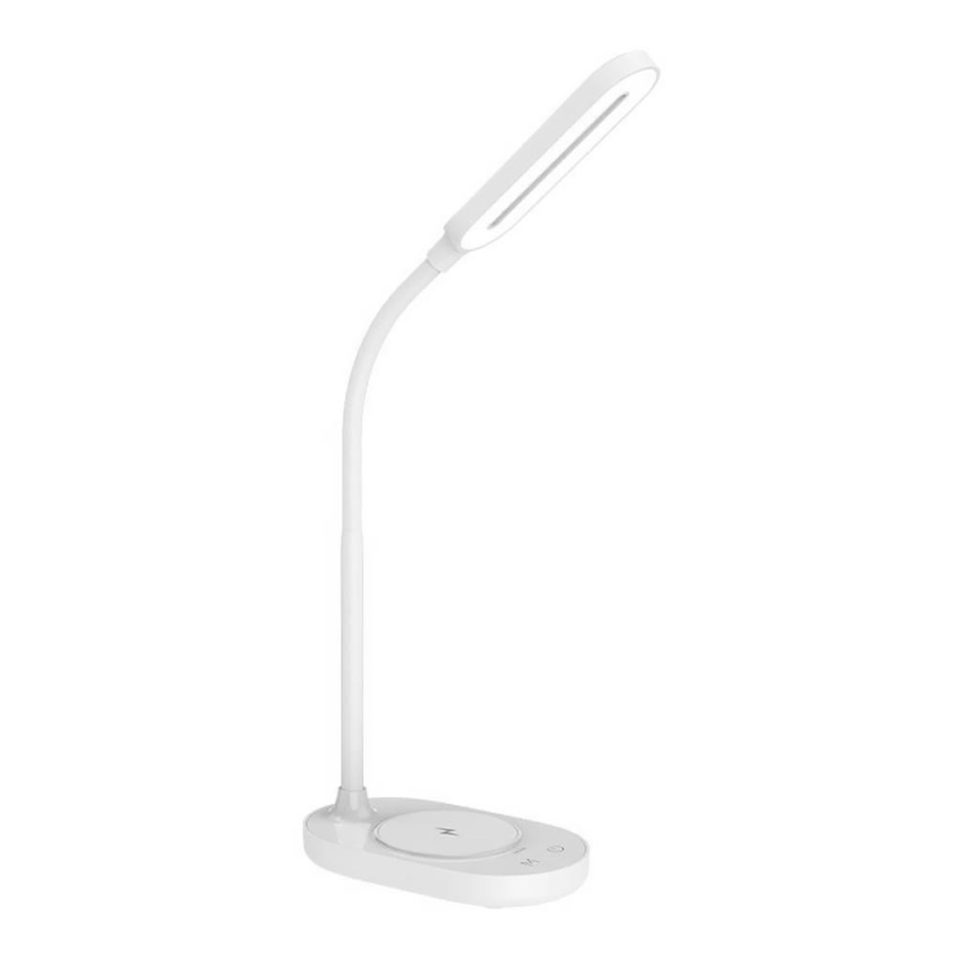 Lampe de table LED tactile à intensité variable avec chargement sans fil OCTAVIA LED/7W/230V blanche