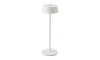 Lampe de table LED tactile à intensité variable pour l'extérieur LED/2W/5V IP54 blanche