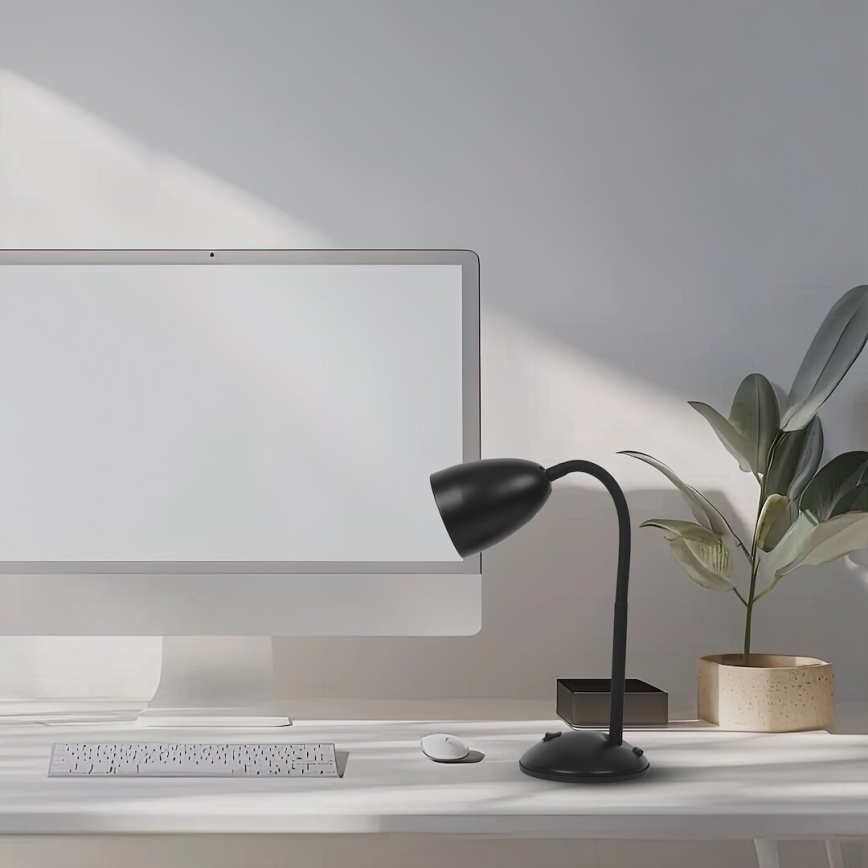 Lampe de table LOGIC 1xE27/60W/230V noir