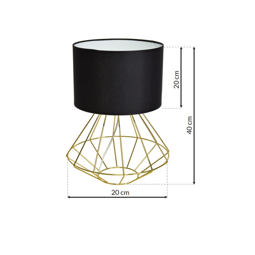 Lampe de table LUPO 1xE27/60W/230V