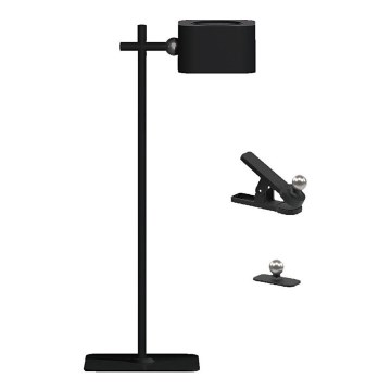 Lampe de table magnétique rechargeable à intensité variable 4en1 LED/3W/5V 3000-6000K 1800 mAh noir