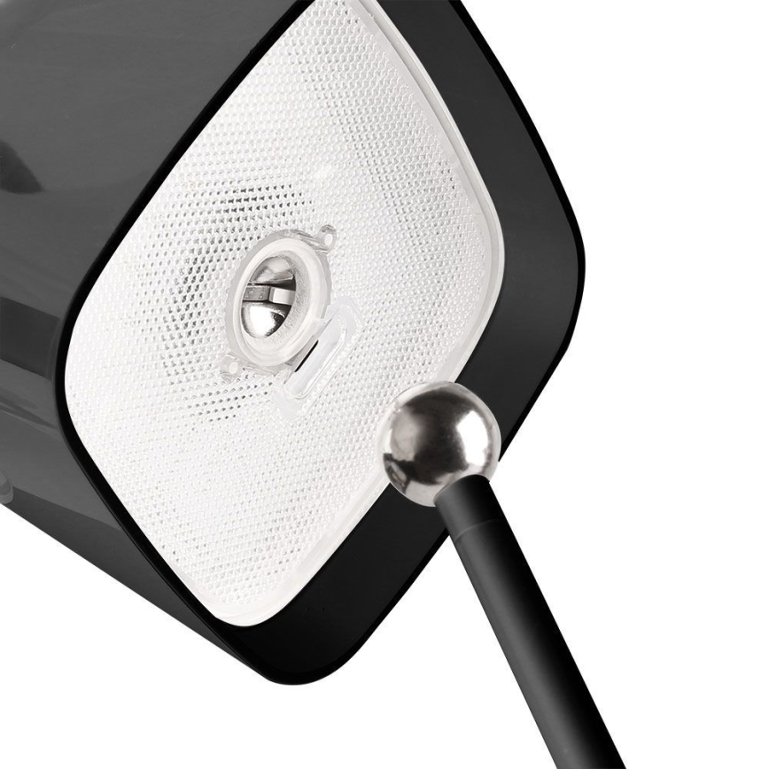 Lampe de table magnétique solaire à intensité variable rechargeable LED/5W/5V 3000-6000K 3600 mAh IP65 noir
