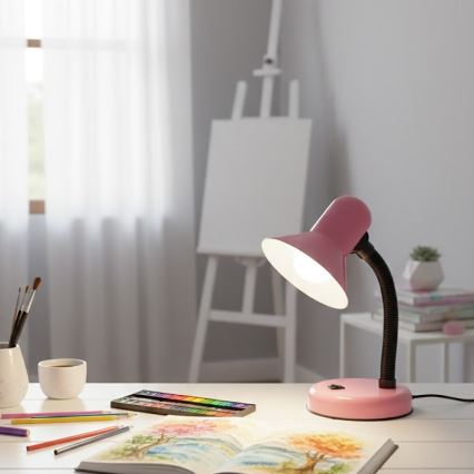Lampe de table MENTOR 1xE27/15W/230V rose