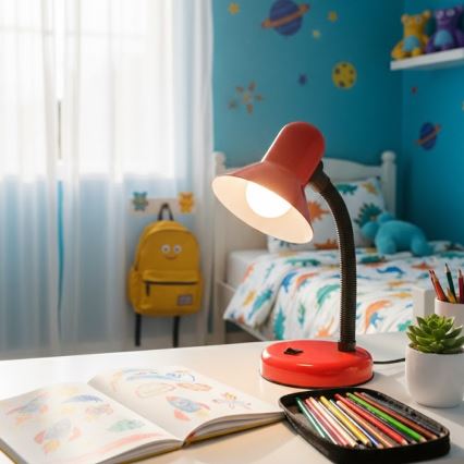 Lampe de table MENTOR 1xE27/15W/230V rouge