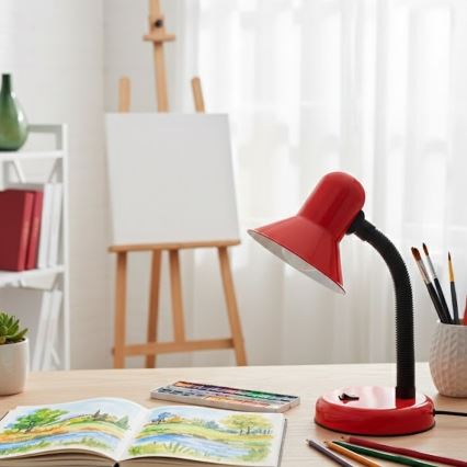 Lampe de table MENTOR 1xE27/15W/230V rouge